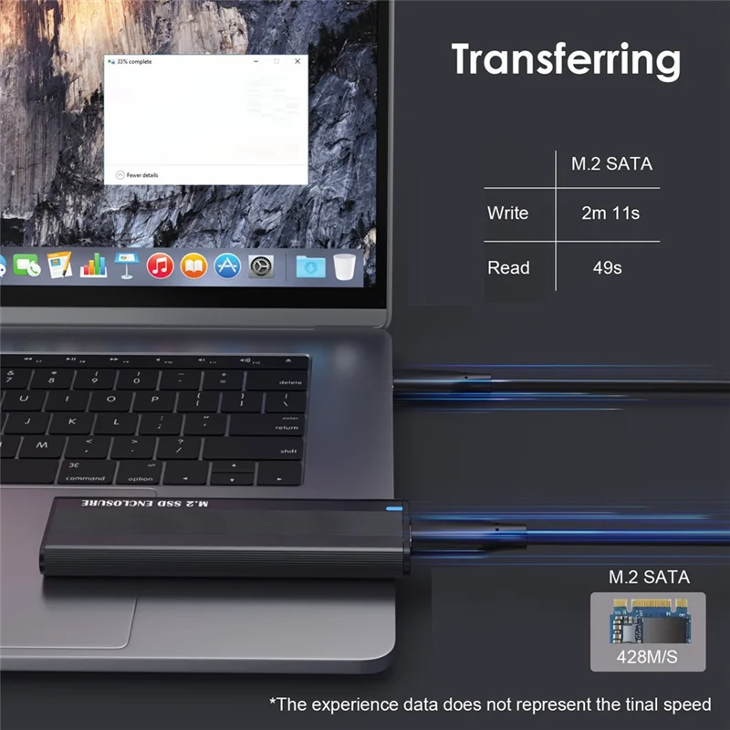 Hot Appliances Black M2 SSD Case NGFF 5Gbps SATA Protocol M.2 To USB 3.1 Gen1 SSD Adapter For NGFF SATA SSD Disk Box M.2 SSD Cas