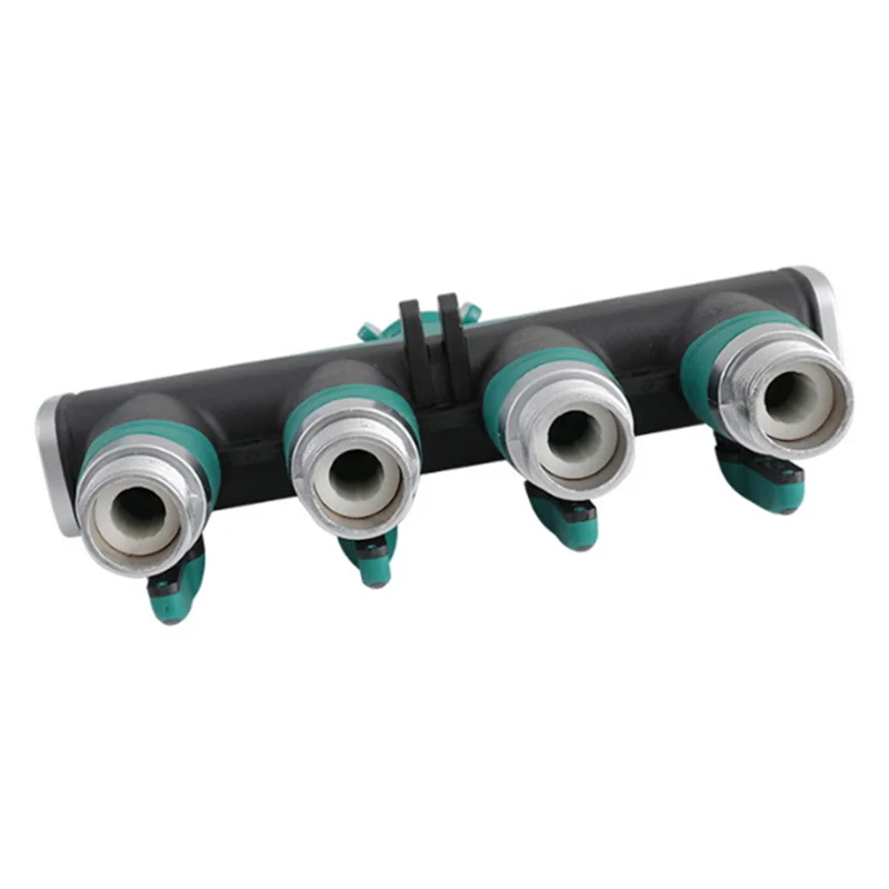 

【Найвичайшая цена!】Для 4-стороннего разветвителя воды, адаптера разветвителя садового шланга, уличного разветвителя водяного шланга