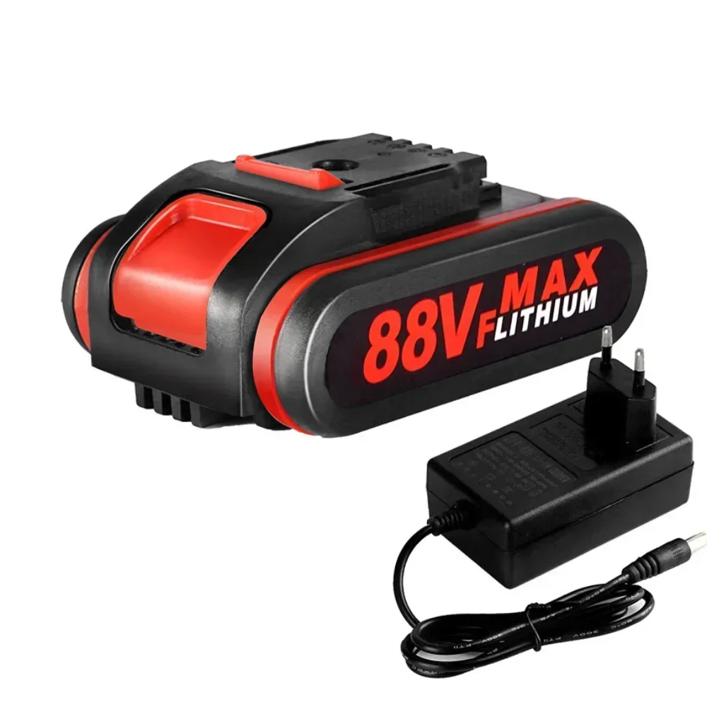 88VF Large Capacity Rechargeable Lithium Ion Worx Battery Replace 48VF 36VF Replace Battery for Electric Wrench Saw Power Tool