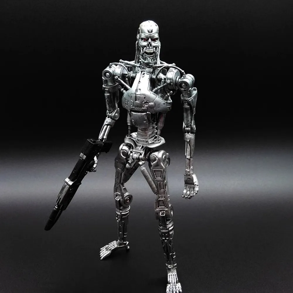 NECA Terminator Series T800-Skeleton Future Soldier Vinyl Doll Model Figures 18CM Children's Toy Gifts Collect Toys