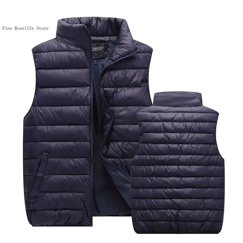 Spring Autumn and Winter Korean Slim Fit Hooded Vest and Camisole Sleeveless Coat Jacket for Men and Women