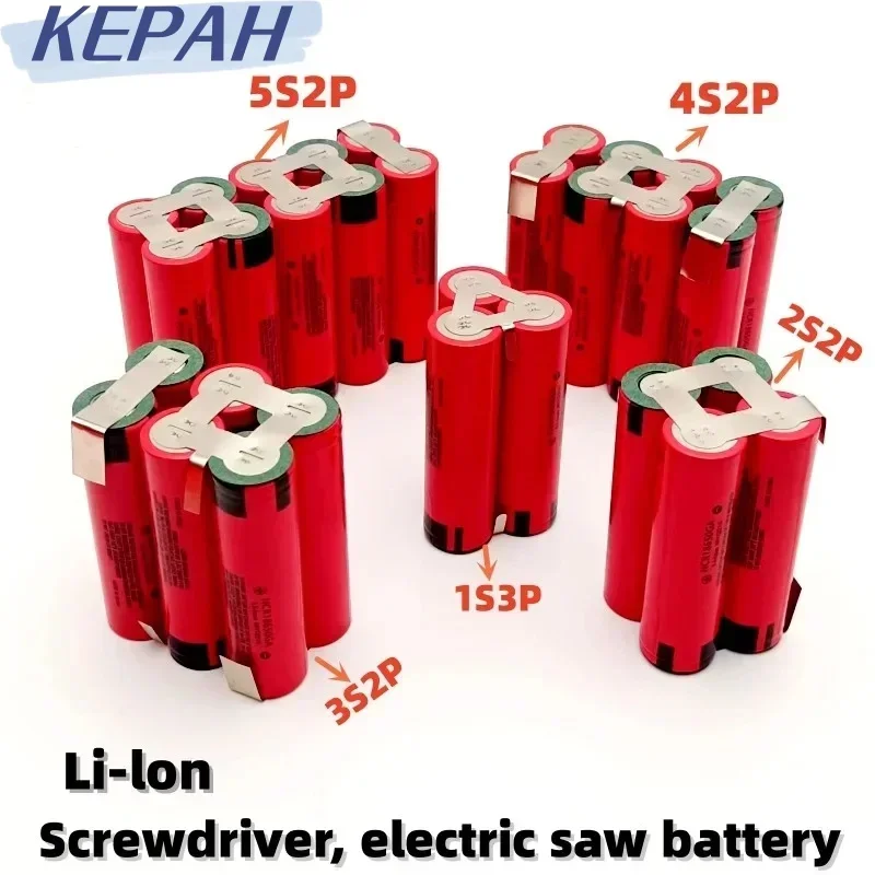 

Заказной аккумулятор 18650 GA аккумулятор 30A, отвертка, электрическая дрель, литий-ионная батарея 3s2p 4s2p 5s2p 1s3p 2s2p 3,7 V-21V 3500mAh -10500mAh