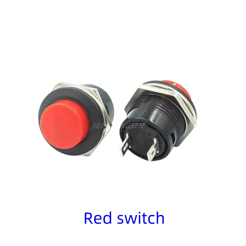 2PCS/LOT R13-507 Series Push-Button Switch 16MM Self-Reset Push-Button Switch Round Non-Self-Locking Push-Button Switch