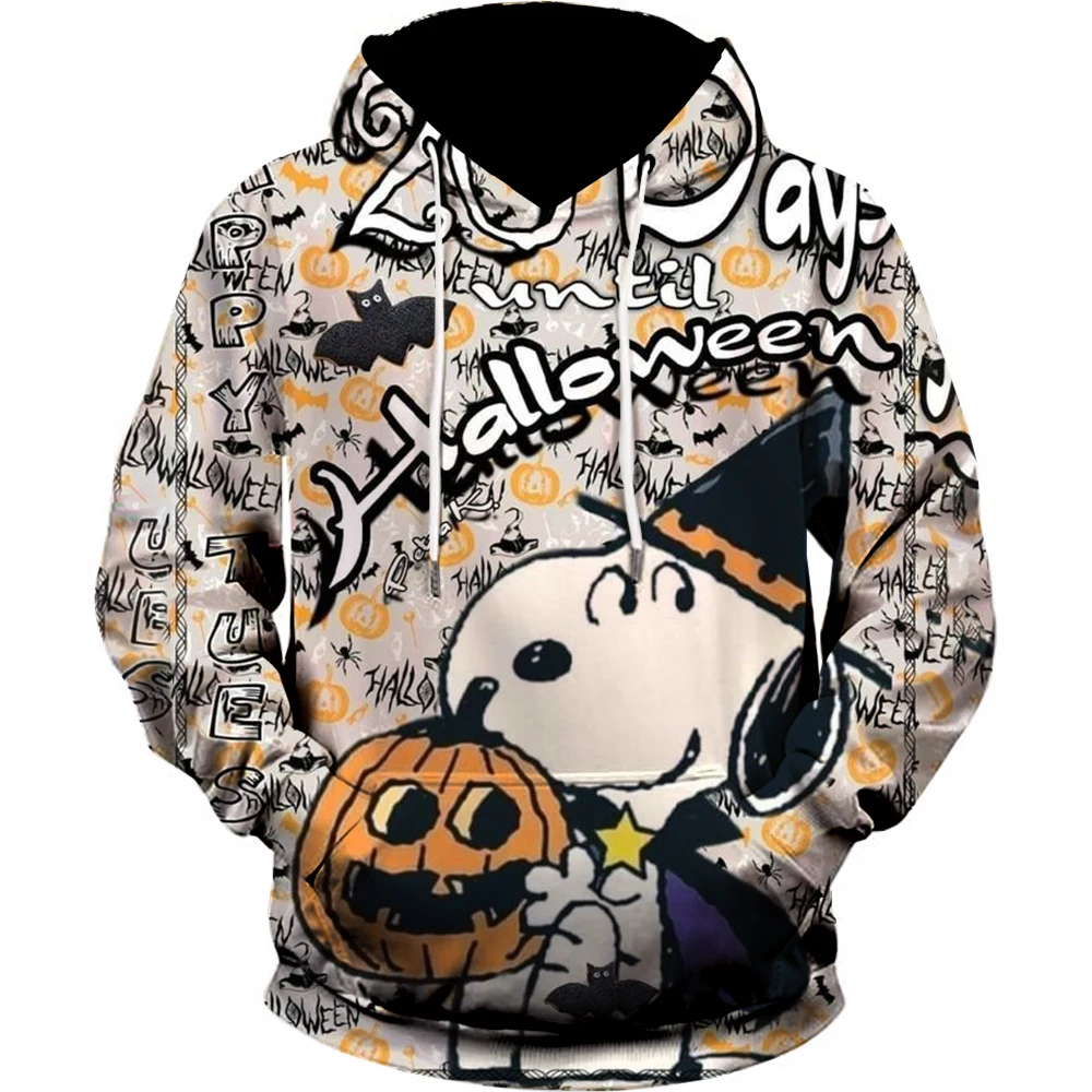 Snoopy cartoon print Women Sweatshirt Long Sleeve Crewneck Graphic Hoodie Clothes Couple Valentine's Day Gift Womens Clothes