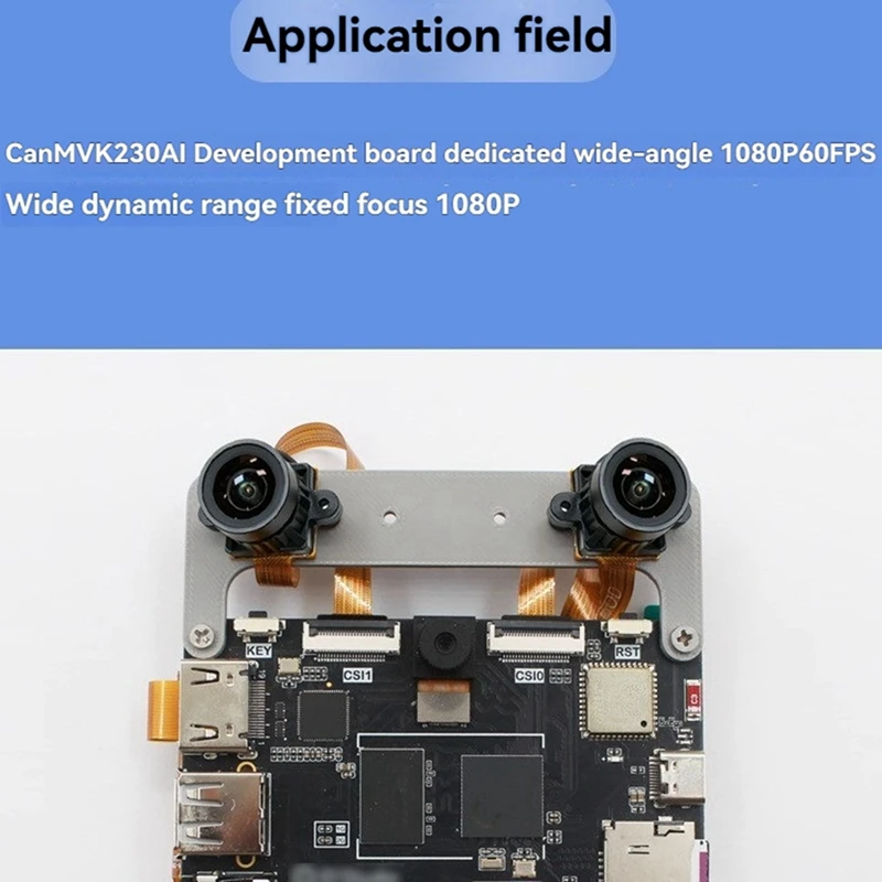 2MP GC2093 Camera Module 1080p 60fps -Lens 72-Degree Distortion-Free Lens for CanMV K230 AI Development Board [To&On-e]