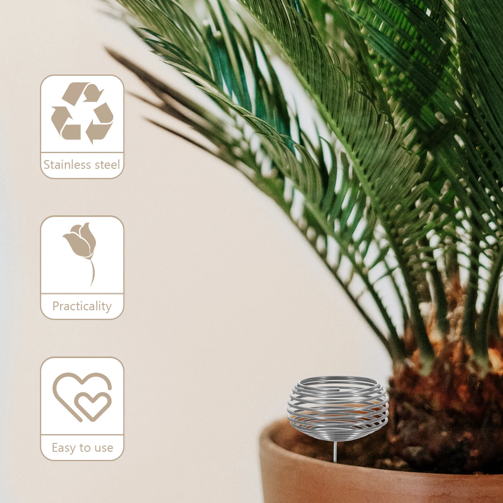 7 قطعة سلة الأسمدة النباتية الأوتوماتيكية ملحقات البستنة سلال شبكية غطاء حامل بلاستيكي #2