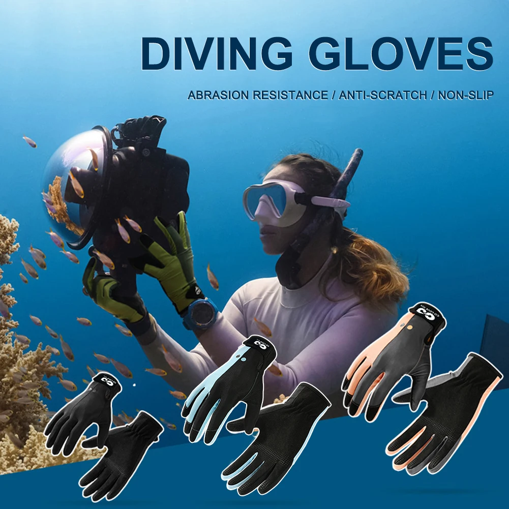 

1Pair Diving Gloves S/M/L/XL Scuba Snorkeling Paddling Surfing Kayaking Canoeing Spearfishing Mittens Water Sport Wetsuit Gloves