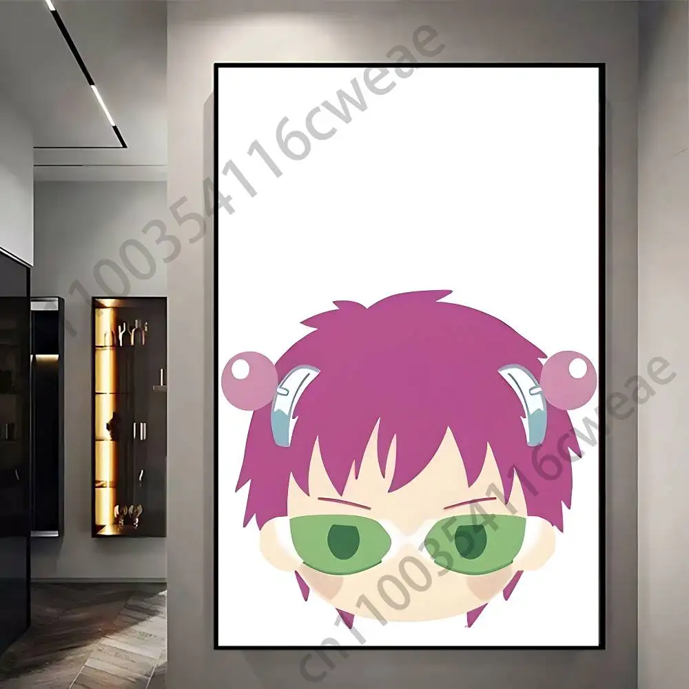 S-Saiki K D-Disastrous L-Life Wall Art Poster Print Wall Decor for Living Room Bedroom Home Decoration