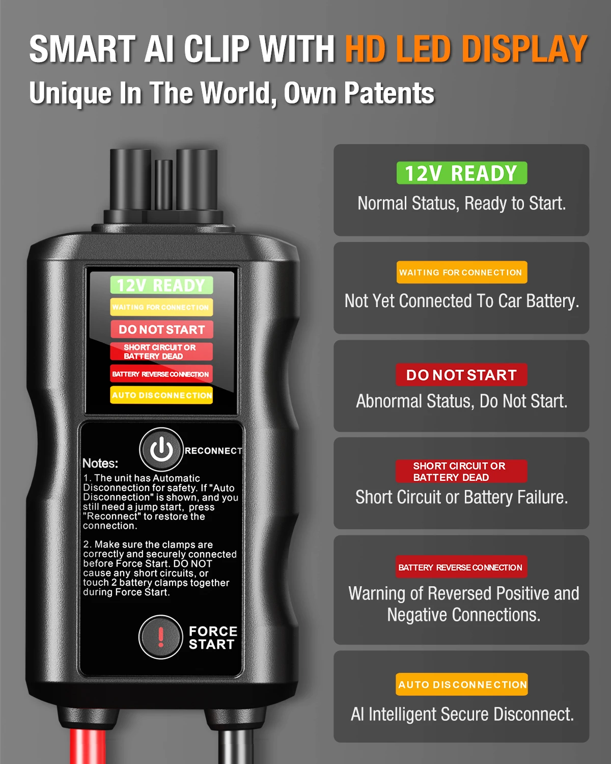 

Портативное зарядное устройство (Power Bank) 12В 1700А 8000мАч со светодиодной подсветкой