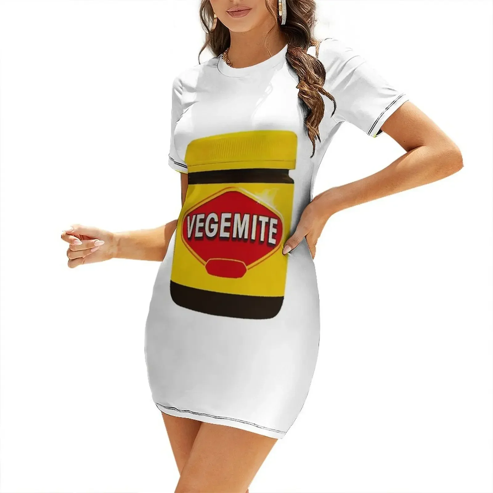 

Vegemite Short-Sleeved Dress summer dress for women 2026 luxury dress dresses for official occasions