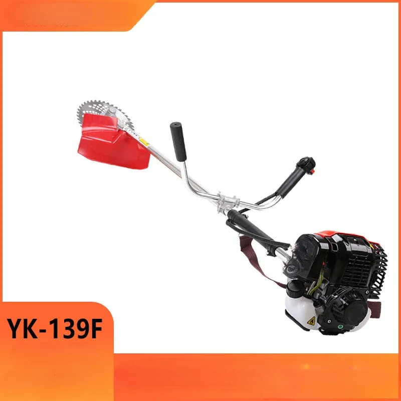 

139 side-mounted lawn mower four-stroke high-power lawn mower household diagonal hanging type