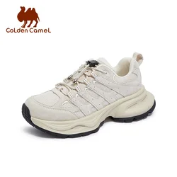 GOLDEN CAMEL Women's Walking Shoes Retro  Sneakers Thick-Soled Dad Trendy Sports Casual Ladies Shoes for Women 2023 Autumn New