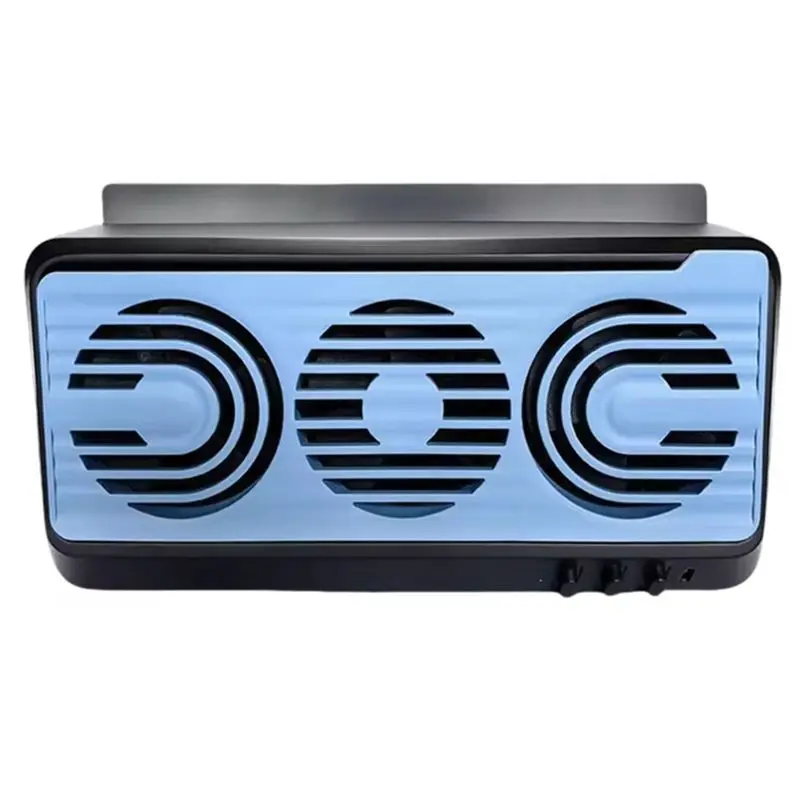 

ABHX-автомобильный оконный охладитель с солнечной батареей, автомобильный вентилятор, 3-вентиляторы, автомобильный внедорожник, крутой вентилятор, охладитель, способствующий циркуляцию воздуха