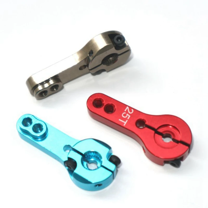 Servo Arm Servo Metal Swing Arm 25T Metal Rocker Arm Upgraded Version Double Hole With Lock Easy To Use