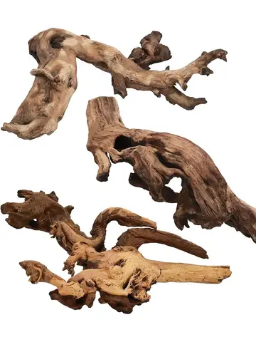 5-10CM 작은 자연 나무 줄기 수족관 장식 가라 앉은 나무 조경 장식품 장식 물고기 탱크 장식 다른 모양