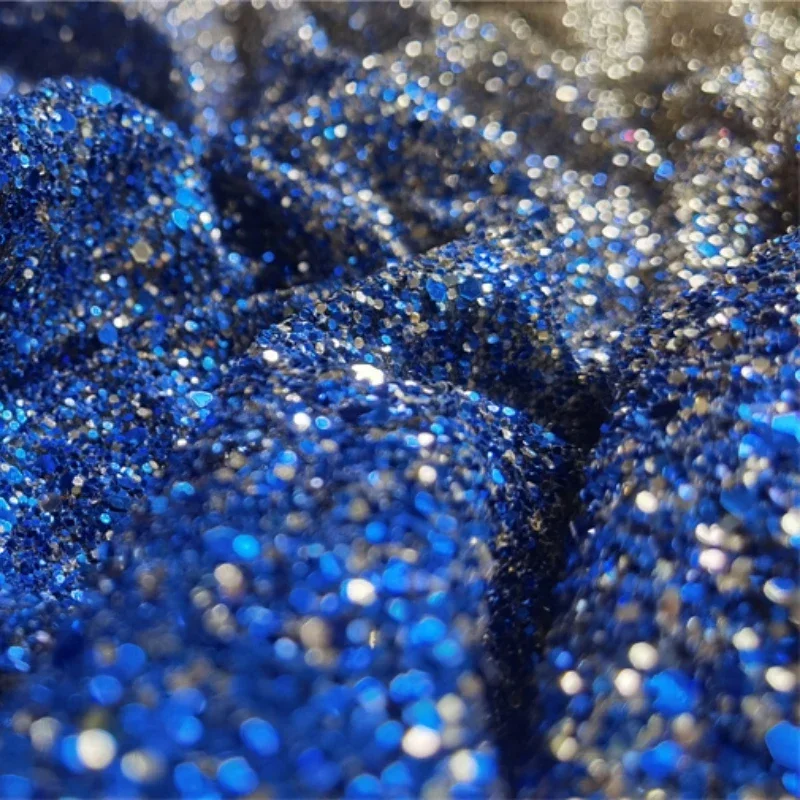 Sequin Mesh Fabric for Diy Sewing Gradient Stage Background Decoration Dress Skirt Fabrics Wholesale Cloth Per Meters