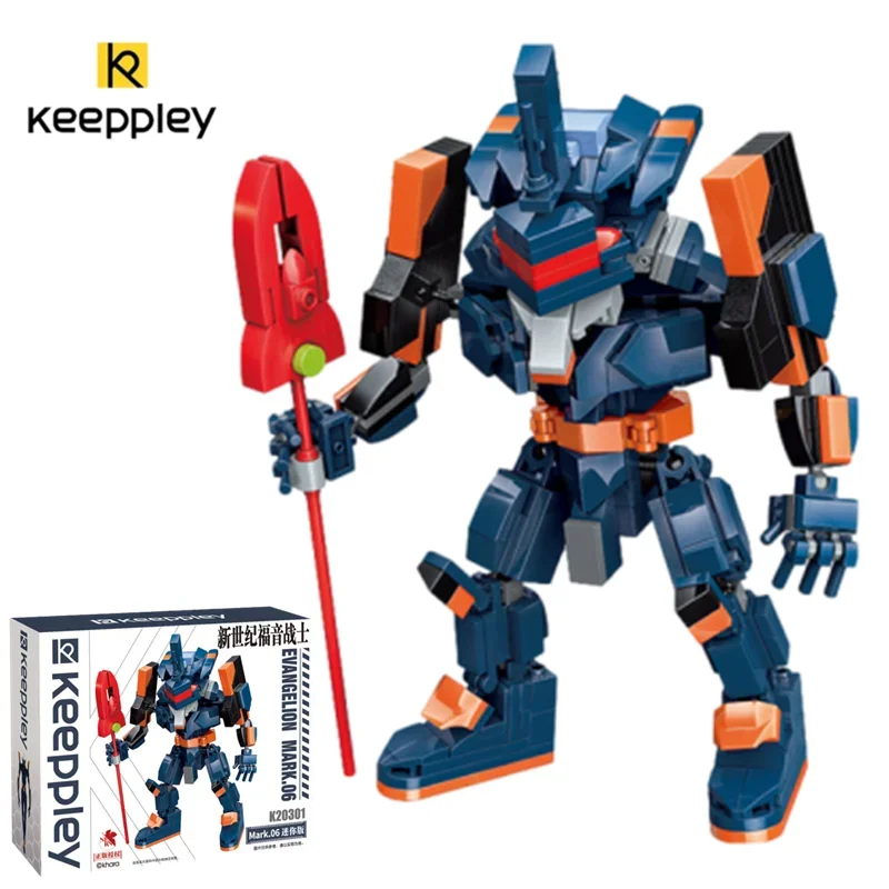 كعبات بناء Keeppley نموذج EVA مجموعة محيطية من الرسوم المتحركة اليابانية حلي كاواي مصنوعة يدويًا ألعاب أطفال هدايا عيد الميلاد