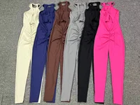 Sexy Hollow Backless Yoga Sport Jumpsuit Women Monkeys One Piece Gym Outfit Sleeveless Scrunch Fitness Overalls Workout Clothing - Image 6
