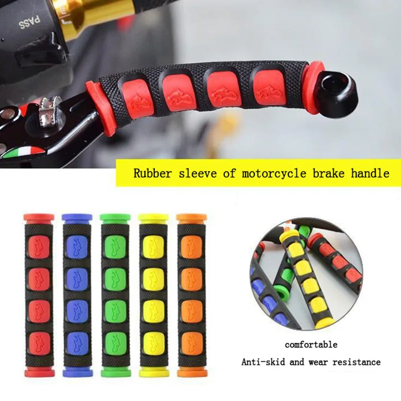 

Universal Motorcycle Handlebar Brake Handle Soft Sleeve Anti-Slip Cover Bike Protective Clutch Lever Equipments Accessories