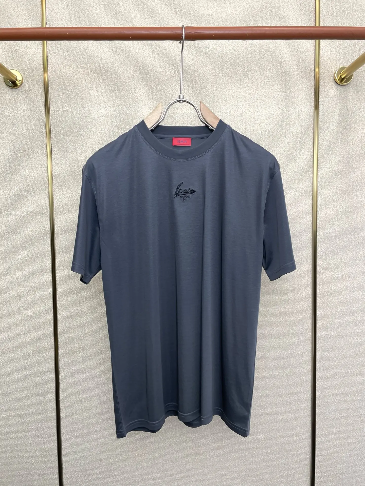 BLLIYOSS Casual T-Shirt Men Cotton 2026 SS New ventilate Casual Half Sleeve Printing Decoration Old Money Essential SIZE M-2XL