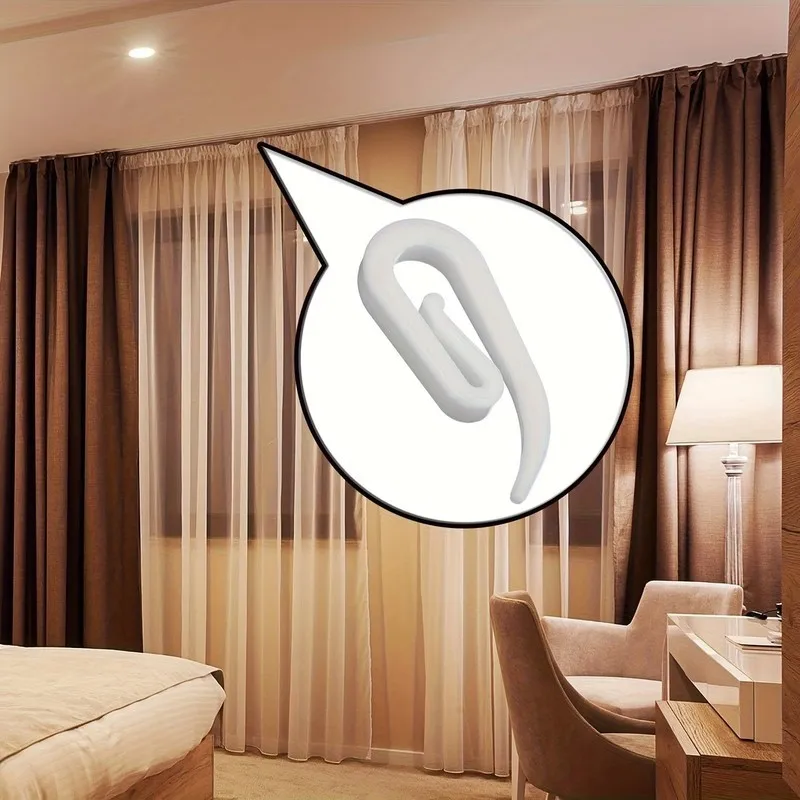 79 pcs Window Curtain Clips, Strong Load Capacity for Bathroom Door Curtains, Multipurpose, Versatile