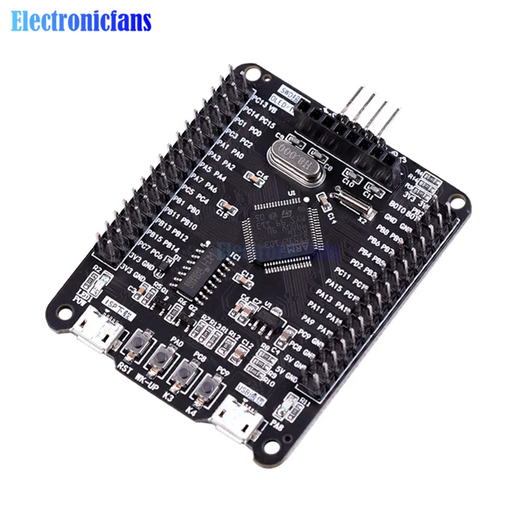 STM32 Development Board 51 USB T Port STM32F103RCT6 Microcontroller 1.44 inch TFT LCD Display Screen Learning Board with Line