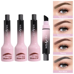 3D Eyebrow Gel Dyeing Cream with Brush Long-lasting Air-cushion Dye Brows Tint Long-lasting Natural Makeup Eyebrow Enhancer๏ผ1PC
