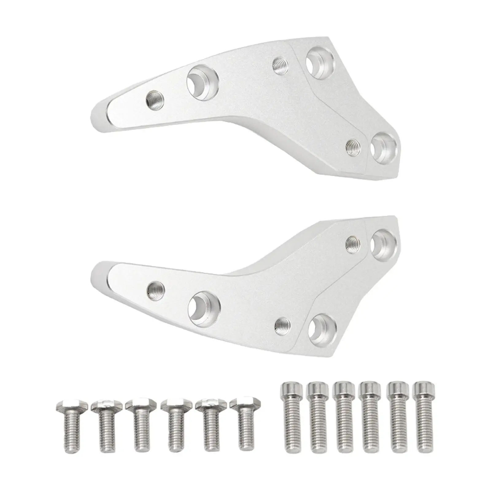 Motorcycle Handlebar Riser Kit Aluminum Accessory with Screws for K1600B K1600GT Motorbike Spare Parts Easily Install