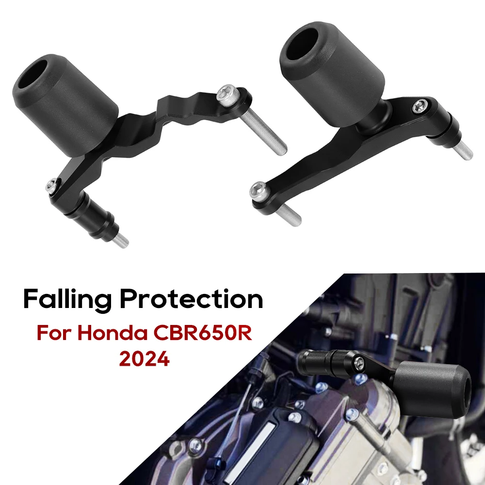 

Motorcycle Crash Pad Side Protector For Honda CB650R CBR650R 2024 Falling Protection Engine Frame Slider Fairing Guard Accessory