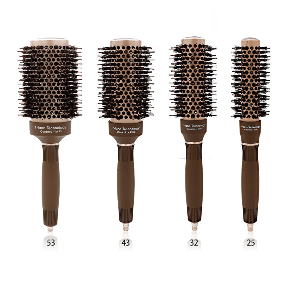 Hair Blow Drying Reduce Frizz Roller Comb Curls Styling Women Brush Combs for Straightening