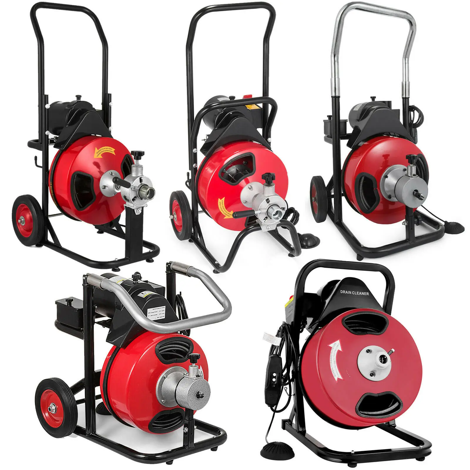 Commercial electric sewage drainage cleaning machine, 550w, heavy    , snake plumbing machine