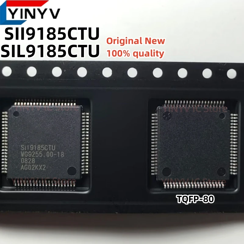 2 unidades/lote SII9185CTU SIL9185CTU TQFP-80 SII9185 SIL9185 Original nuevo 100% calidad