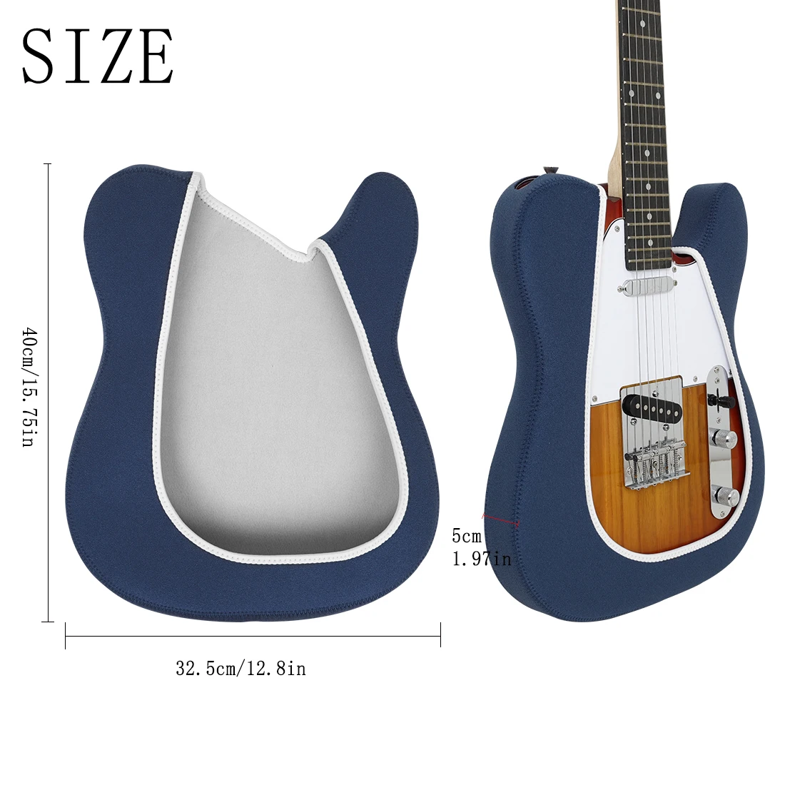 Funda protectora para guitarra IRIN F-TELE, cubiertas superiores para guitarra con estampado de poliéster, laca, antigolpes, a prueba de caídas, piezas para guitarra eléctrica