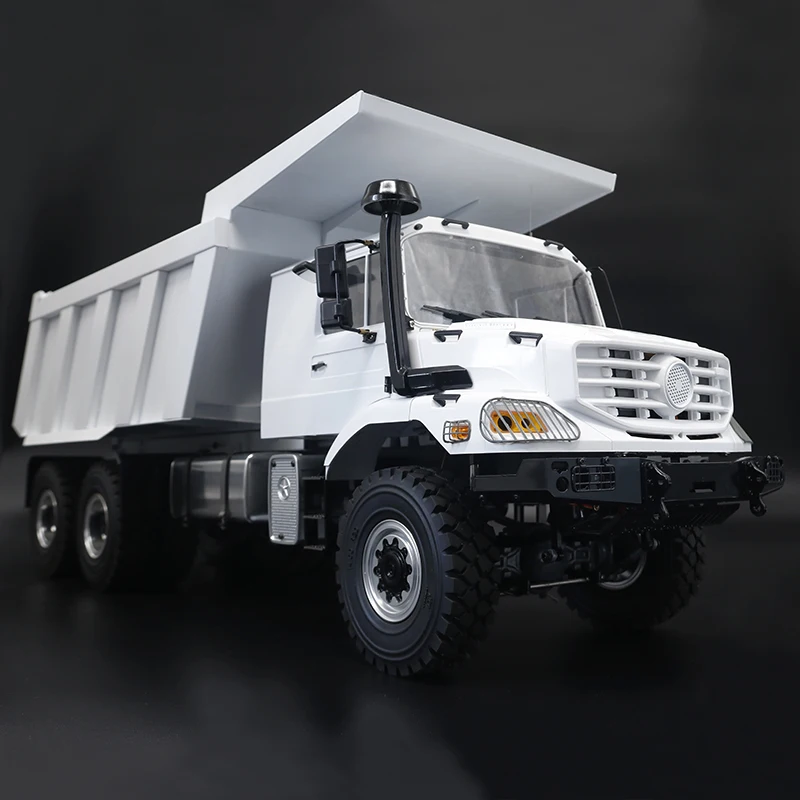 RC Truck 1/14 6*6 Remote Control Metal Off-road Electric Six Wheel JDM-180 Dump Truck Model Toy