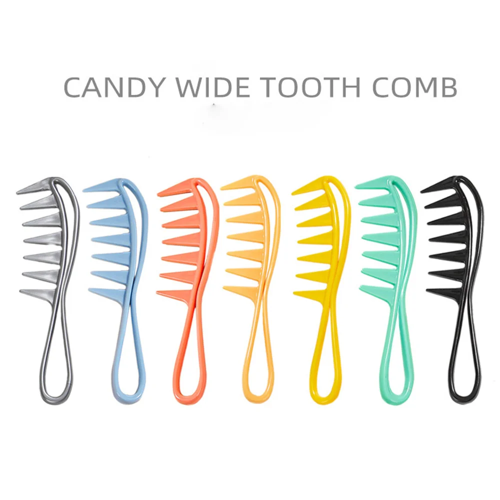 

Wide Tooth Shark Plastic Comb Women Men Curly Hair Salon Hairdressing Comb Modeling Tool Big Tooth Hair Styling Comb Wholesale