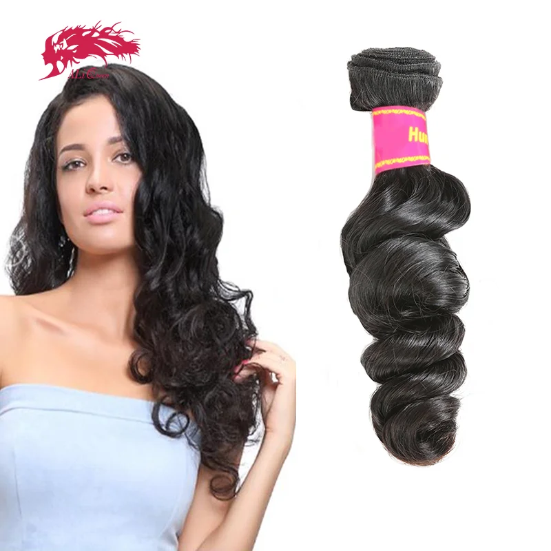 

Волосы Ali Queen 10A класса Свободные волнистые пучки человеческих волос 1 шт. Плетение волос 100% необработанные девственные человеческие волосы Натуральный цвет