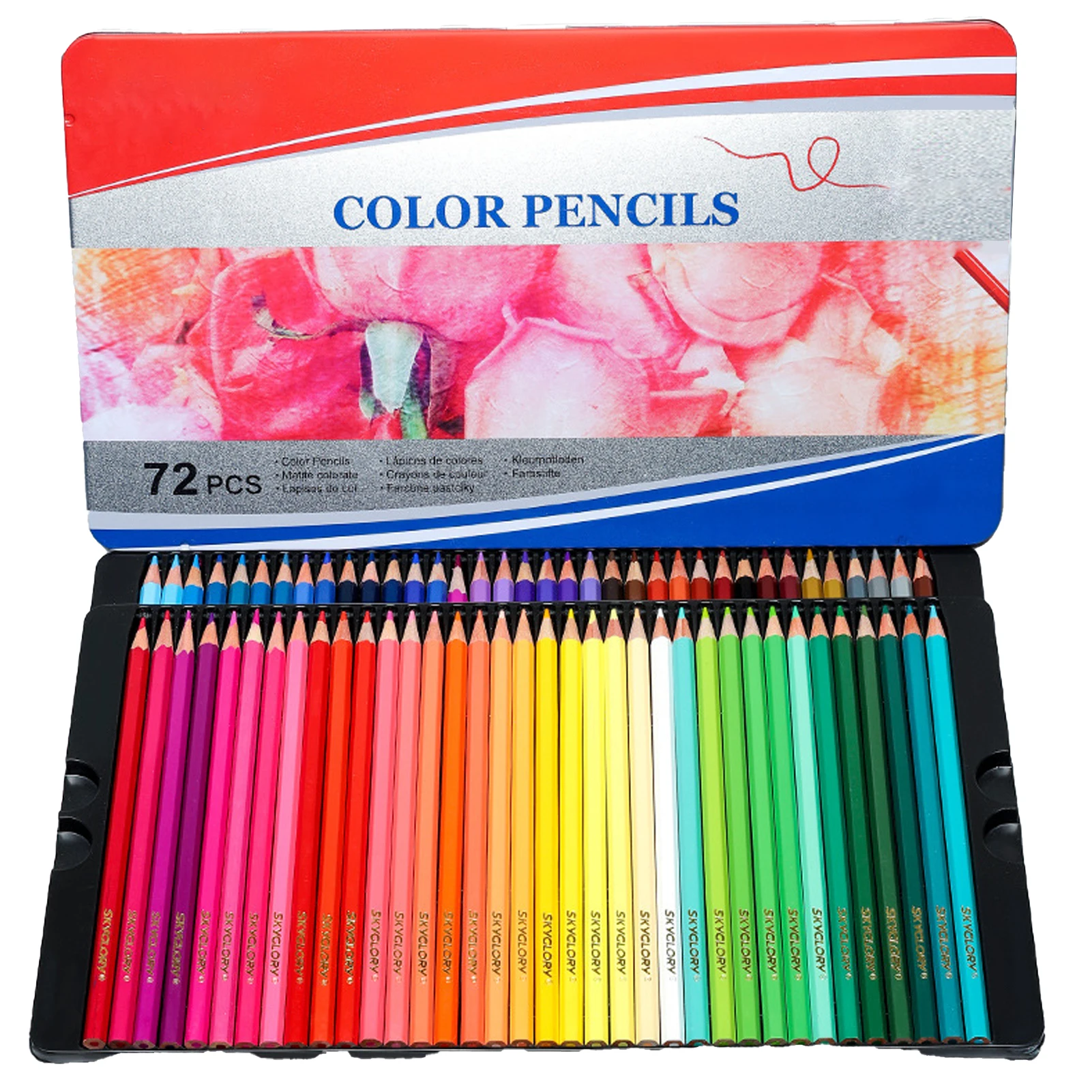 HB Artist Sketch Office Crafts Professional Drawing Tool Kids Assorted Travel Portable Gift School Wooden Colored Pencils