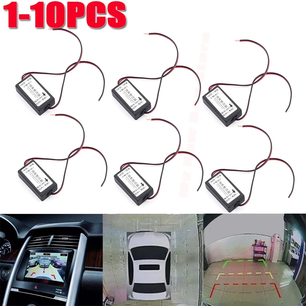 1-10PCS 12V DC Power Relay Capacitor Filter Rectifier for Car Rear View Backup Camera Auto Car Eliminate interference Connector
