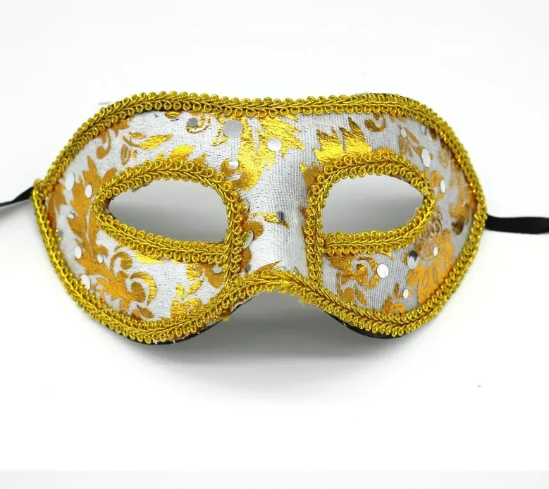 Masque de mascarade vénitienne Sexy pour hommes et femmes, demi-masque pour les yeux fantaisie en flanelle pour Halloween et carnaval