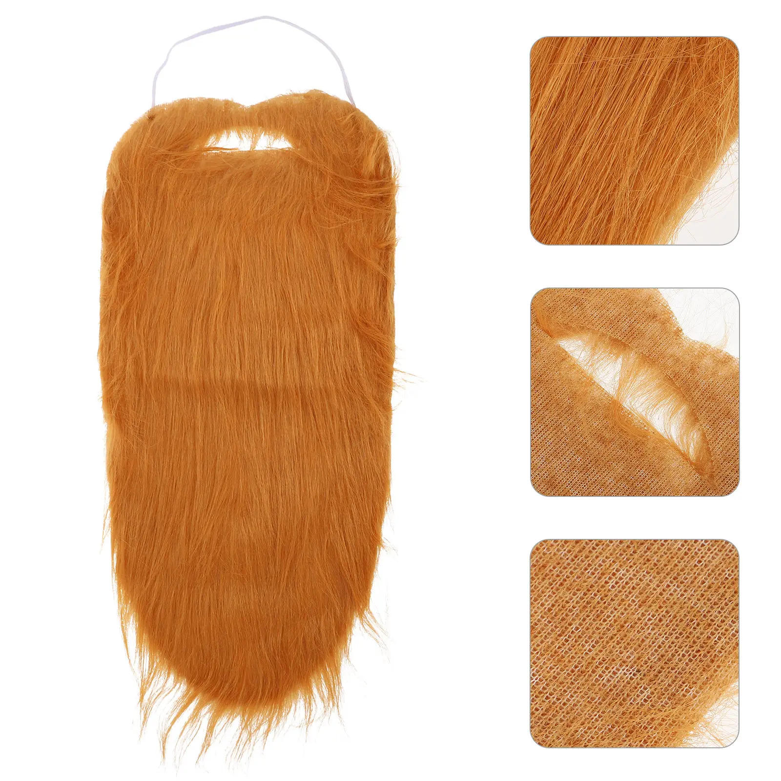 

Long Fake Beard Costume for Men Adults Teens Cosplay Dress Up Party Masquerade Festival Funny Halloween Costume Accessory Fake