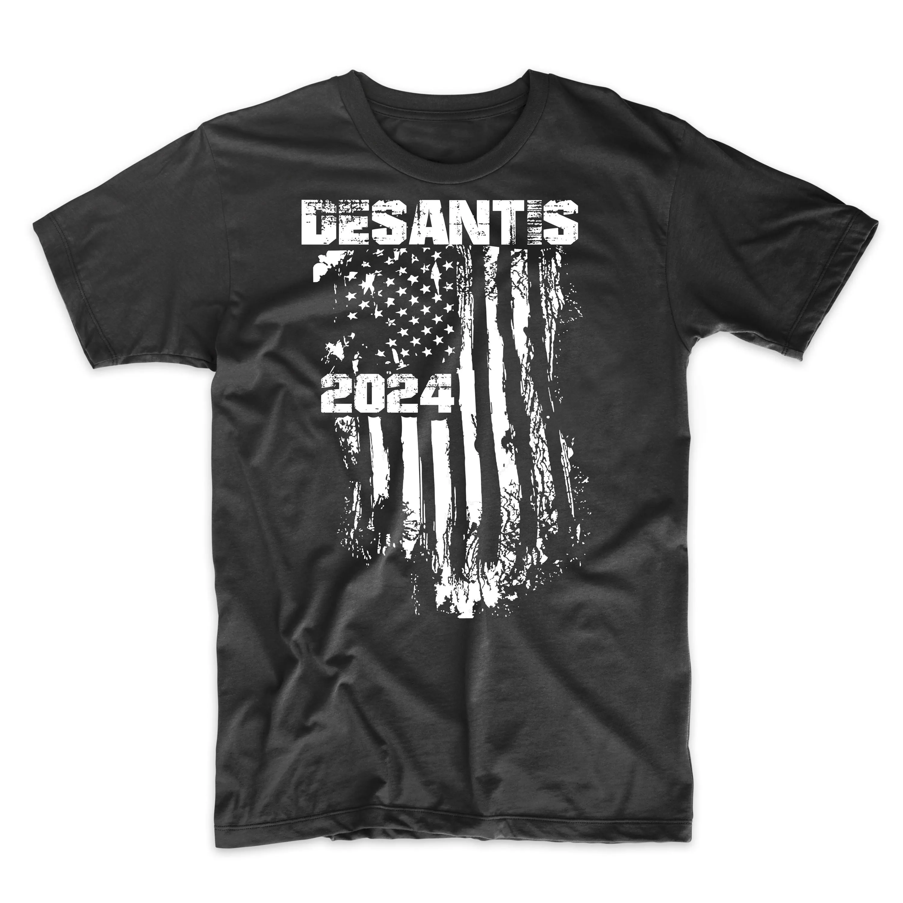 Desantis 2024 Political American Flag T Shirt