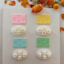 4 Types Mini butterflies polymer clay cutter, 4 in 1 Butterfly Cutting Mold, polymer clay accessories, Earring Making Decoration