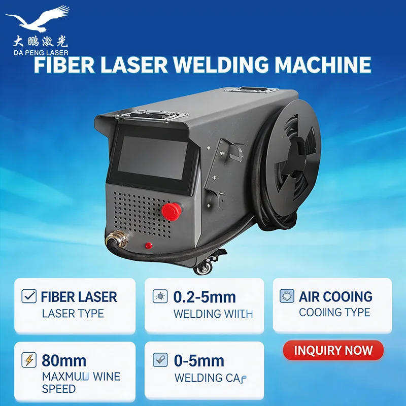 Laser Welding 1500w Air Cooled Handheld 4 In 1 Welder Cutter Cleaner Equipped With Raycus Source Auto Wire Feeder