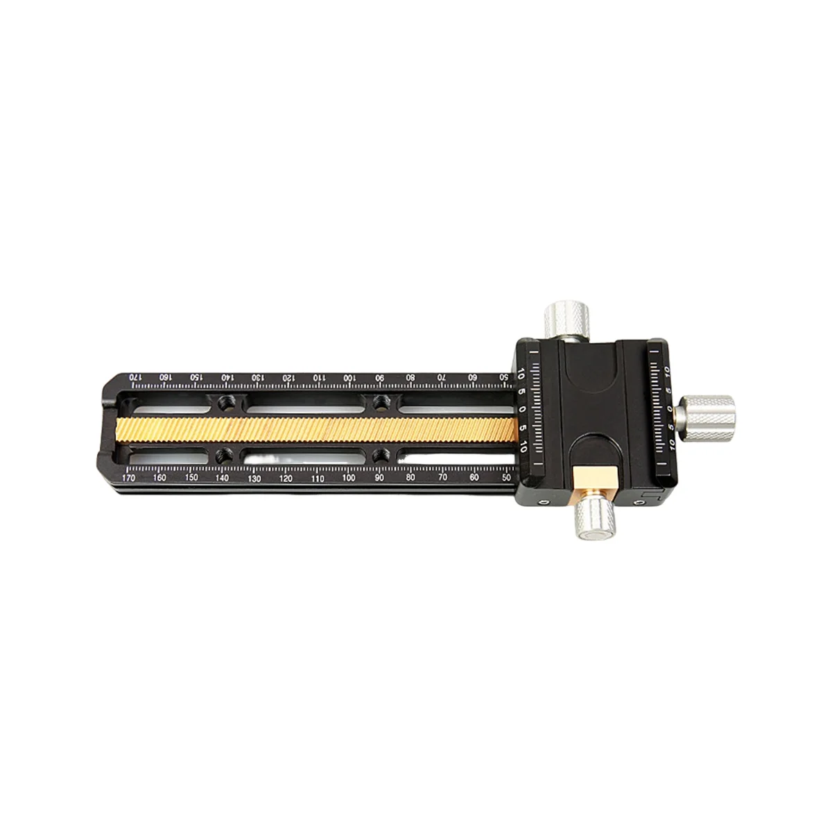 170mm Macro Focusing Rail Slider with Arca-Swiss Fit Clamp Quick Release Plate for Close-Up and Reptiles Photography