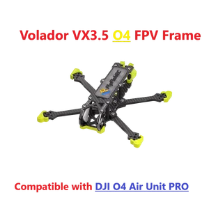FlyFishRC Volador VX3 / VX3. 5 O4 Bingkai FPV 3 Inci 3,5 Inci Kompatibel dengan Unit Udara DJI O4 Pro untuk Kit Quadcopter Gaya Bebas RC FPV 8 kit bingkai quadcopter penjualan terbaik - №