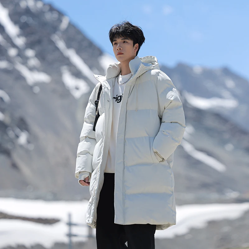 

High Quality Male Warm Parkas Slim Fit Winter Clothing Men Long Down Jackets Parkas Winter Coats Hooded Casual Winter Parkas