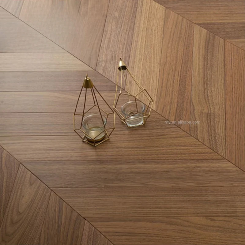 نسخة مخصصة نمط كلاسيكي حديث أرضية رقص الزفاف قذيفة متينة الباركيه خشب الماهوجني أرضية متعرجة