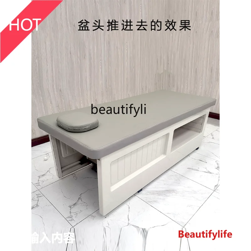 

Asmt14 ss Head Therapy Shampoo Chair Water Circulation Fumigation Hair Saloon Dedicated Massage Integrated Push-Pull Facial Be