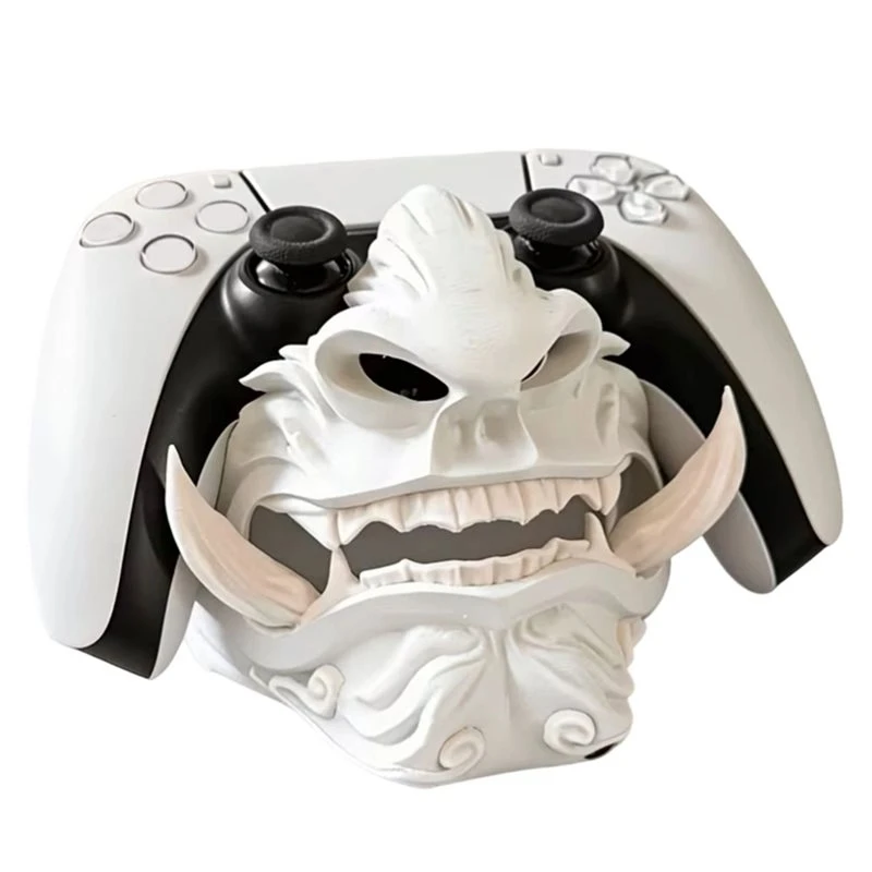 ABFN-For PS5 Compatible Game Controller Base Ghost Mask Handle Bracket Desktop Display Stand For Game Console Computer