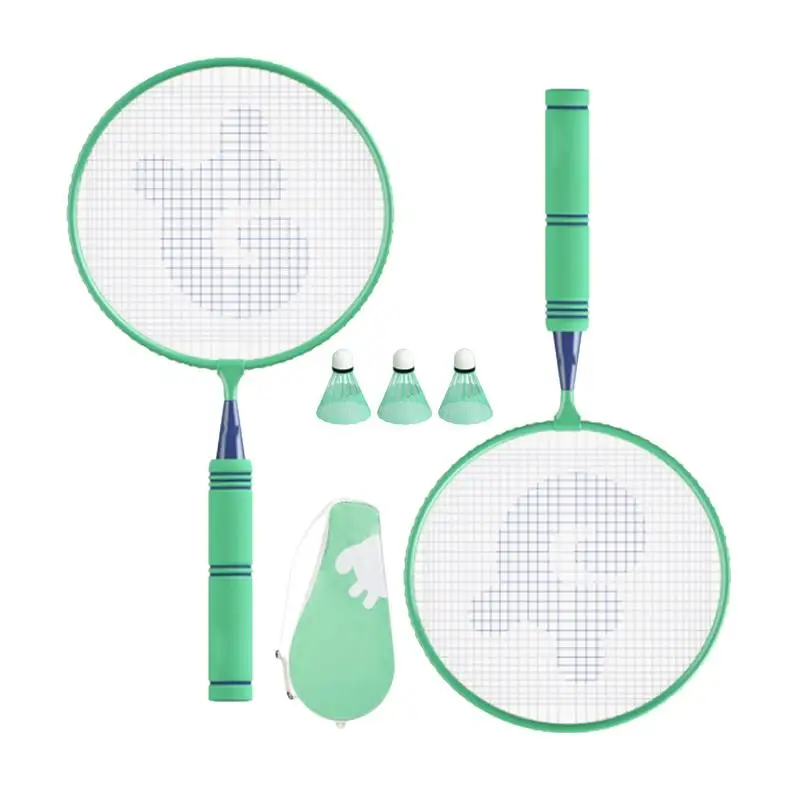 Badminton Racket With Carry Bag Outdoor Children's Badminton Racket Kit Ultra-Light Design Sports Equipment For Outdoor